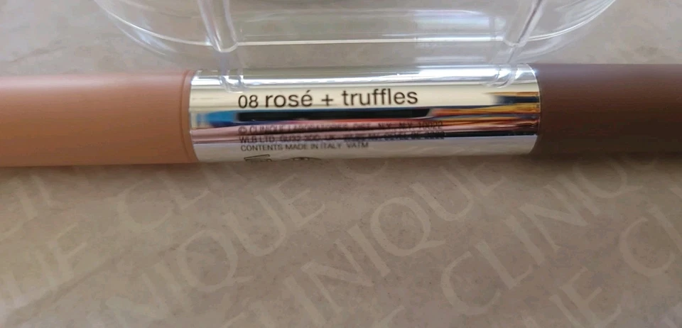 NEW CLINIQUE High Impact Shadow Play Shadow+definer .06oz./1.9g Rose +Truffles - Image 2 of 4