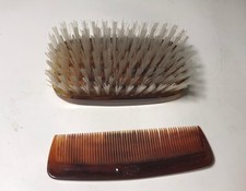 Vintage Vanity Brush Comb Lucite MCM