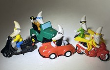 Vtg 1988 McDonald's Mac Tonight Moon Man Happy Meal Toy Lot of 5 Jeep Car.