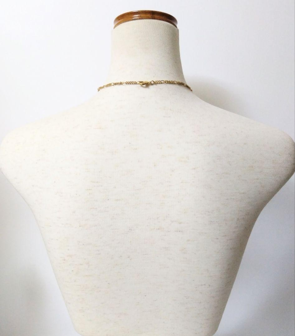 Versace Rectangular Logo Pendant Necklace Gold Le… - image 7