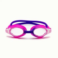Kids Swim Goggles, Anti-Fog Lenses, 100% UV Protection for Kids, Purple Pink