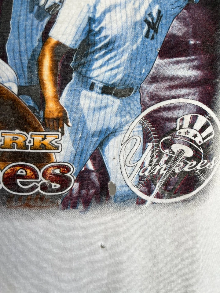 Camiseta De Colección 1996 MLB NY Yankees Serie Mundial Campeones Rap Talla L Foto 4 de 4