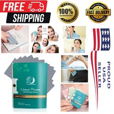Travel-Friendly 100 Count Oil Absorbing Sheets - Perfect for All Skin Types