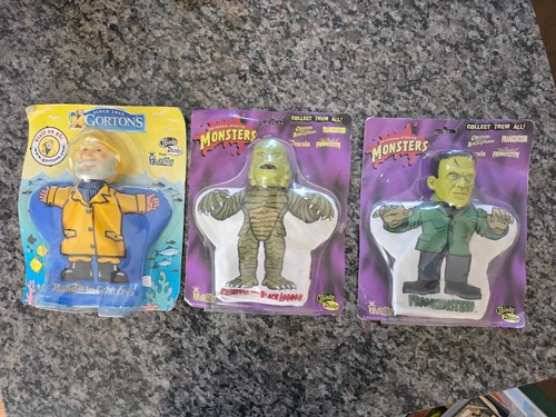 Lot Of 3 Funko Handy Dandy Puppets Frankenstein Creature Black Lagoon Gorton's