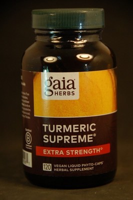 Gaia Herbs Turmeric Supreme Extra Strength 120 Vegan Liquid Phyto-Caps