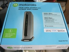 Motorola MG7700 AC1900 Dual-Band DOCSIS 3.0 Cable Modem WiFi Router - FREE SHIP