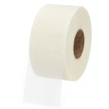 4 Inch x 328 Feet Fiberglass Adhesive Drywall Repair Mesh Tape 12 Mesh White