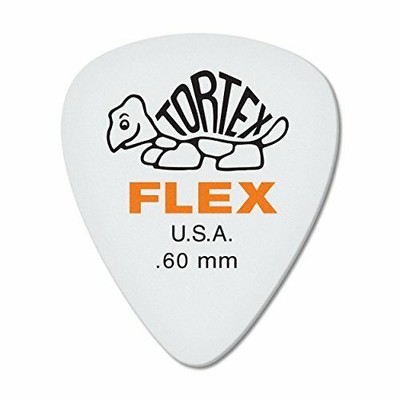 Dunlop Tortex Flex Standard Refill Bag, 72 Picks, .60mm, Orange