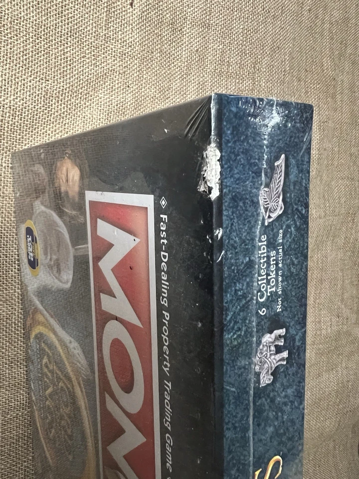 Monopoly The Lord of the Rings Trilogy Family Board Game (NEW BUT DAMAGED) - Image 2 of 4
