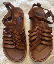 New Wonder Nation Brown Gladiator Sandals Size 2