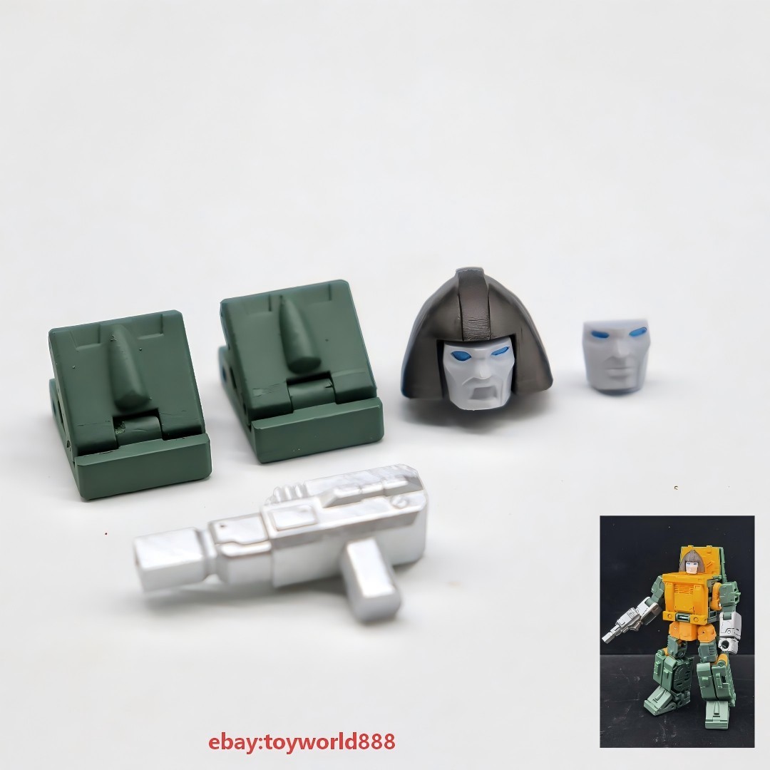 3D DIY Sole&Gun or Replace Head Upgrade Kit For Retro G1 Brawn Accessories