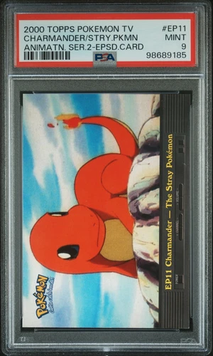 2000 #EP11 CHARMANDER-THE STRAY POKEMON PSA 9