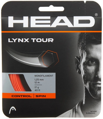 Head Lynx Tour 17 Gauge 1.25mm Tennis String Set Orange