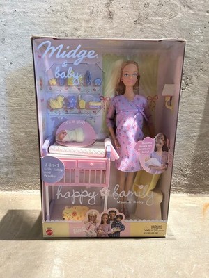 2002 Happy Family Pregnant Midge Baby Barbie – NIB – NRFB