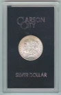 1885-CC U.S. MORGAN SILVER DOLLAR "BLACK BOX" - KEY DATE - KM#110 - UNCIRCULATED