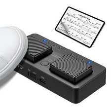 LEKATO Bluetooth Page Turner Pedal Wireless for iPad Tablet Rechargeable Silent