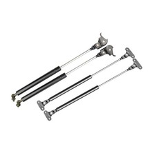 4pc Hood Tailgate Lift Support Shock Struts Black for Land Cruiser 1990-1997