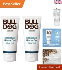 Hydrating 175ml Sensitive Shave Gel - 2 Pack for Gentle Shaving Experience 25.69 per litre