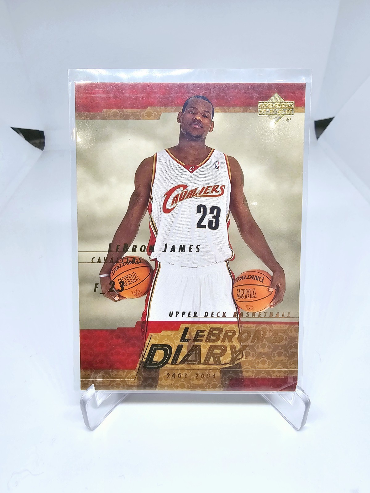 2003-04 Upper Deck Lebron's Diary LeBron James #LJ8 Rookie RC