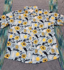 Margaritaville Hawaiian Shirt BROOKLYN CYCLONES Adult XLarge Jimmy Buffett 