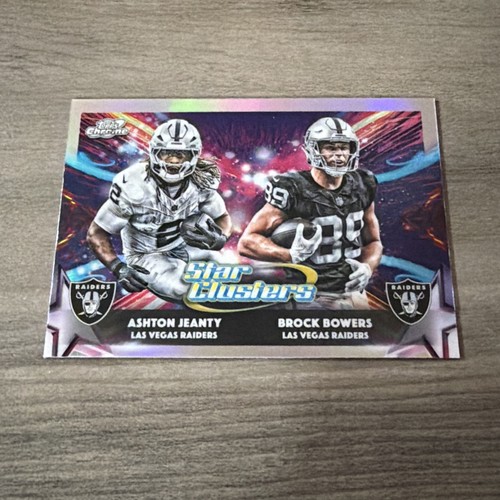Ashton Jeanty Brock Bowers - 2025 Topps Cosmic Chrome Star Clusters #SC-13