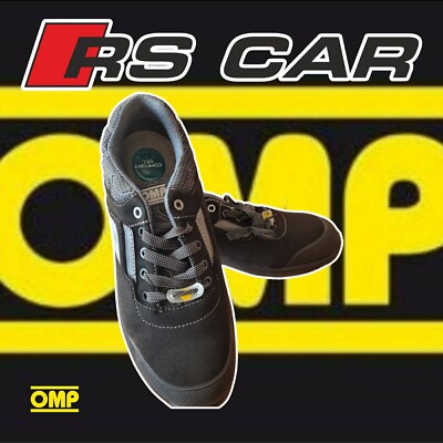 Chaussures De Sécurité Antidérapantes OMP - Grises - Pointes Renforcées - Neuf Avec Étiquettes