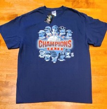 New 2018 MLB Boston Red Sox World Series Champions Tee T-Shirt Blue, Men's Sz L