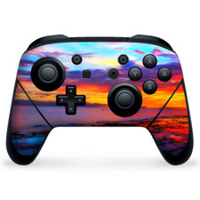 Nintendo Switch Pro Controller Skin Decal Vinyl Wrap - Landscape Water Sky