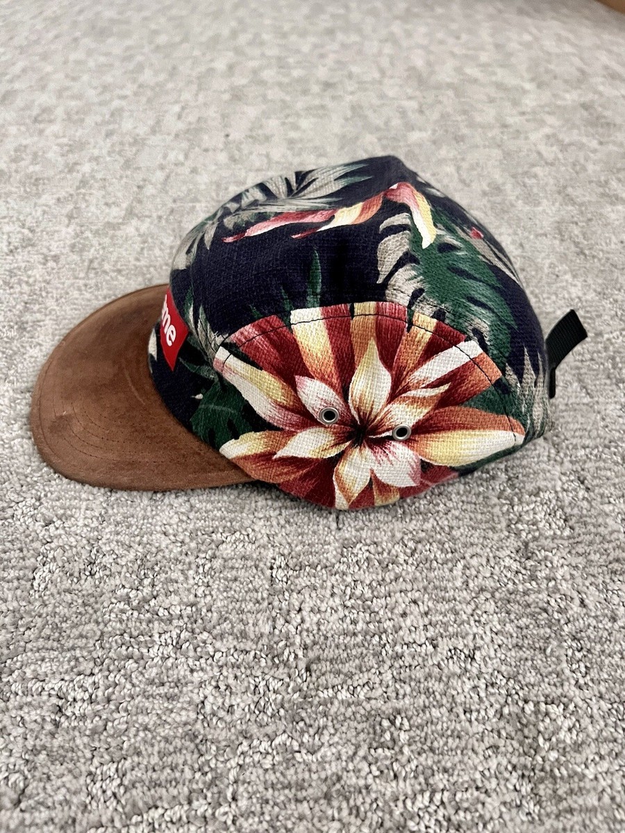 Supreme Floral Camp Cap SS12 Navy 5 Panel Strapback Rare Supreme Floral Camp Cap SS12 Navy 5 Panel Strapback Rare