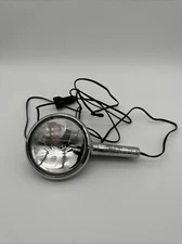 VINTAGE GE HAND LAMP HANDY SPOT 12V CHROME SPOT LIGHT TESTED / WORKS 1960s