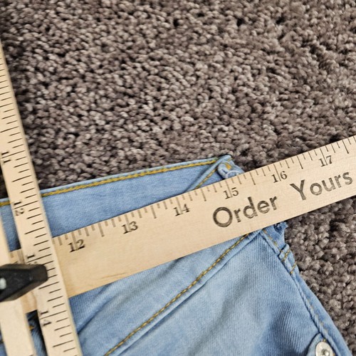 True Religion Jeans Womens 30 Straight Mid Rise Light Wash Stretch Billie 29x33 - 第 5/14 張圖片