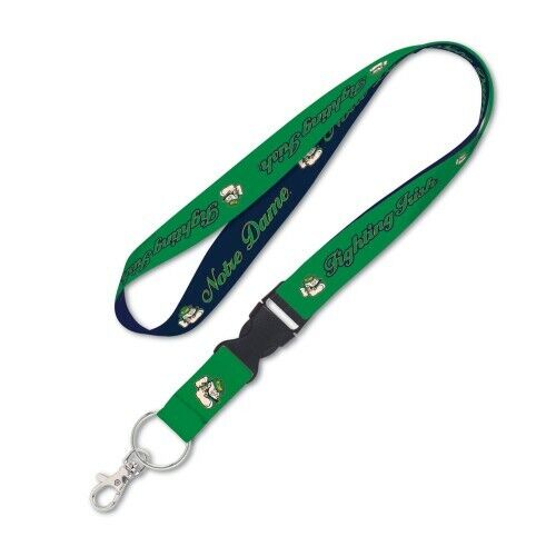 Notre Dame Fighting Irish LEPRECHAUN  Lanyard with Detachable Buckle Wincraft  - Picture 1 of 1