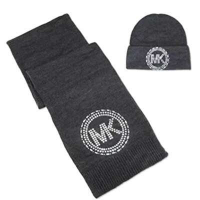 NEW! MICHAEL KORS Embellished Bling Hat & Scarf 2pc. Gift Set. Michael Kors - Brandclub - Michael Kors Women main image 3