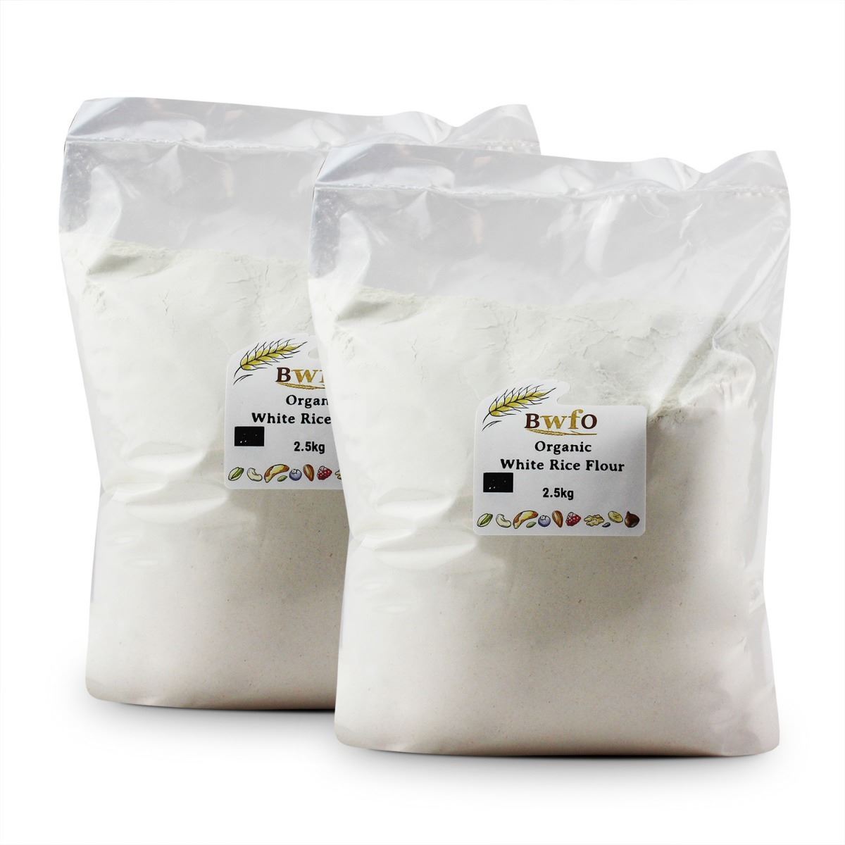 Organic White Rice Flour 5kg | BWFO | Free UK Mainland P&P