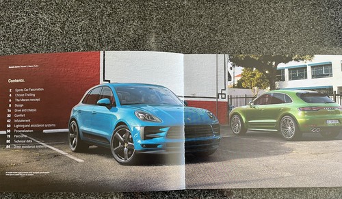 PORSCHE NEW MACAN MACAN S & MACAN TURBO PRESTIGE SOFTBOUND BROCHURE 2020 USA Ed - Picture 2 of 14