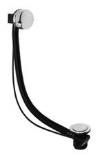 Bath  Pop Up  Waste and Overflow For Thick Baths Chrome