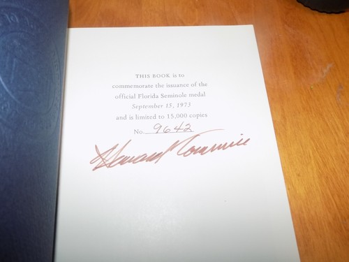 INDIAN TRIBAL SERIES THE SEMINOLE Numbered Signed Native American #9642 Book NEW - Picture 5 of 9