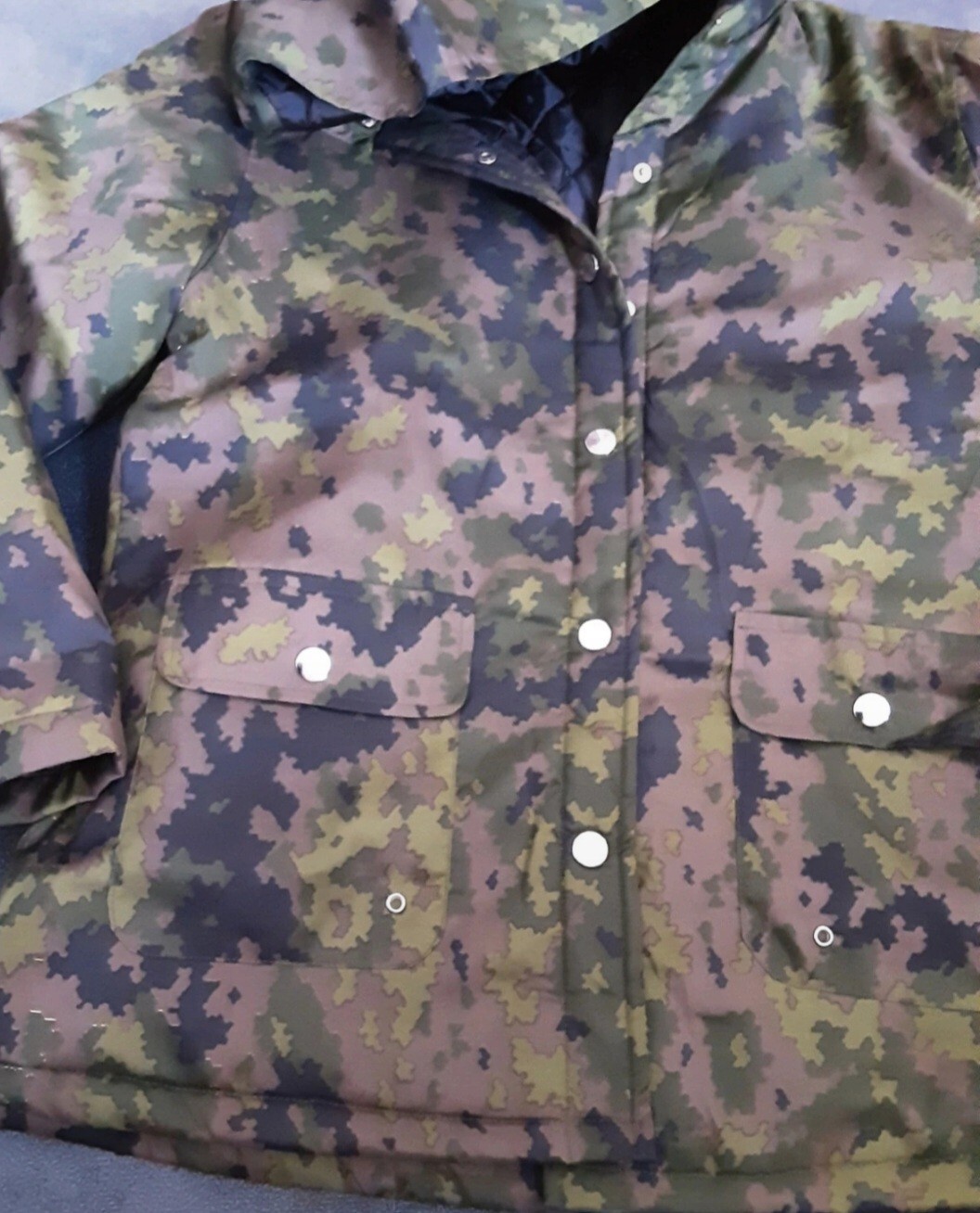 Army camouflage jacket woman hoodie size m bnwt eBay
