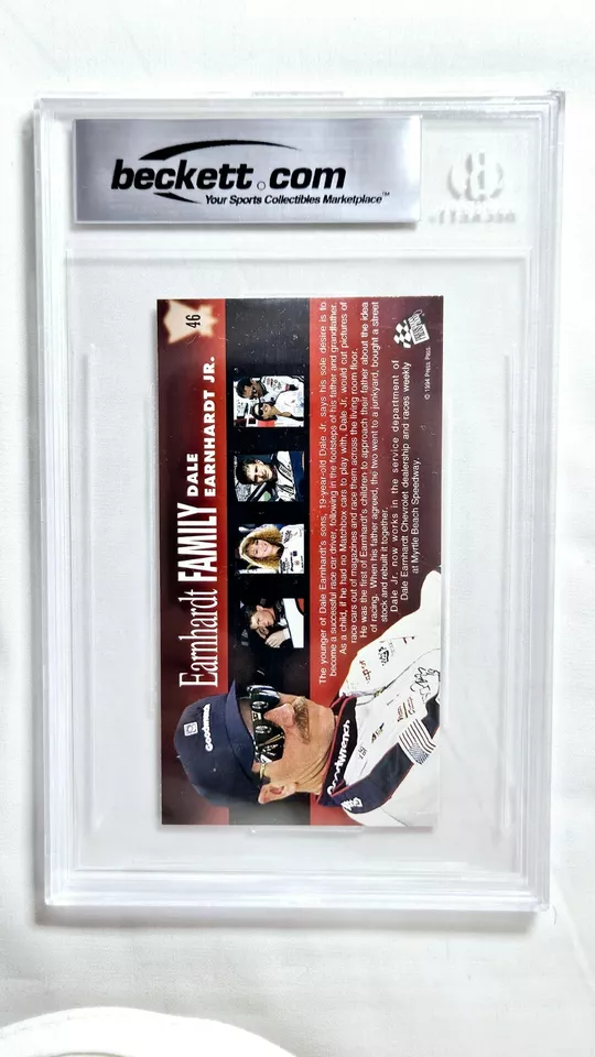 1994 Press Pass XL #46 Dale Earnhardt Jr Signed Rookie Autograph RC Auto BGS BAS - Image 3 of 3