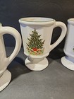 Set of 4 Pfaltzgraff Christmas Heritage Pedestal Mugs — photo 6