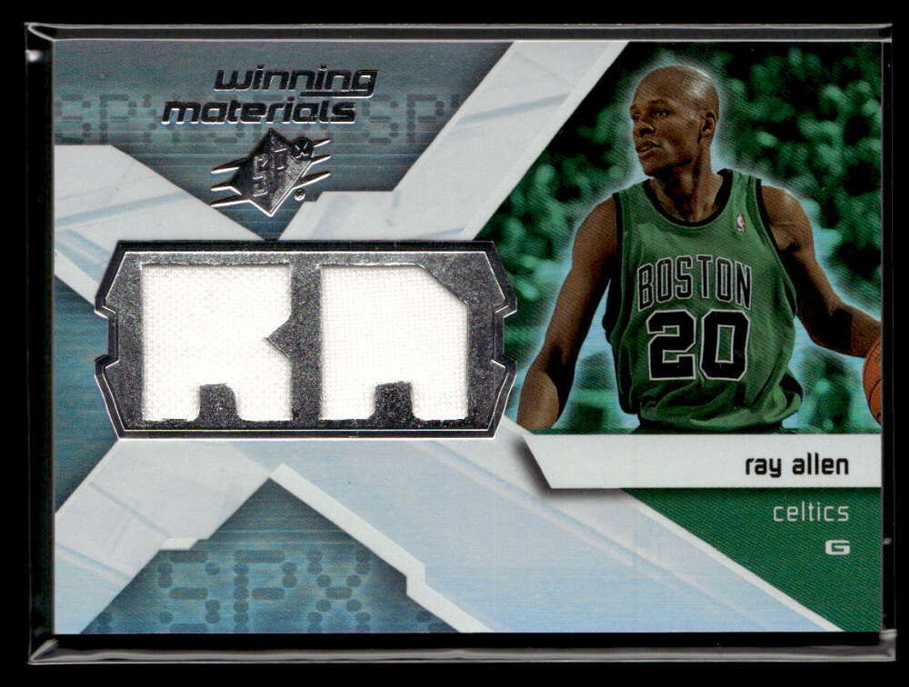2008-09 SPx Ray Allen Winning Materials Dual Relic Boston