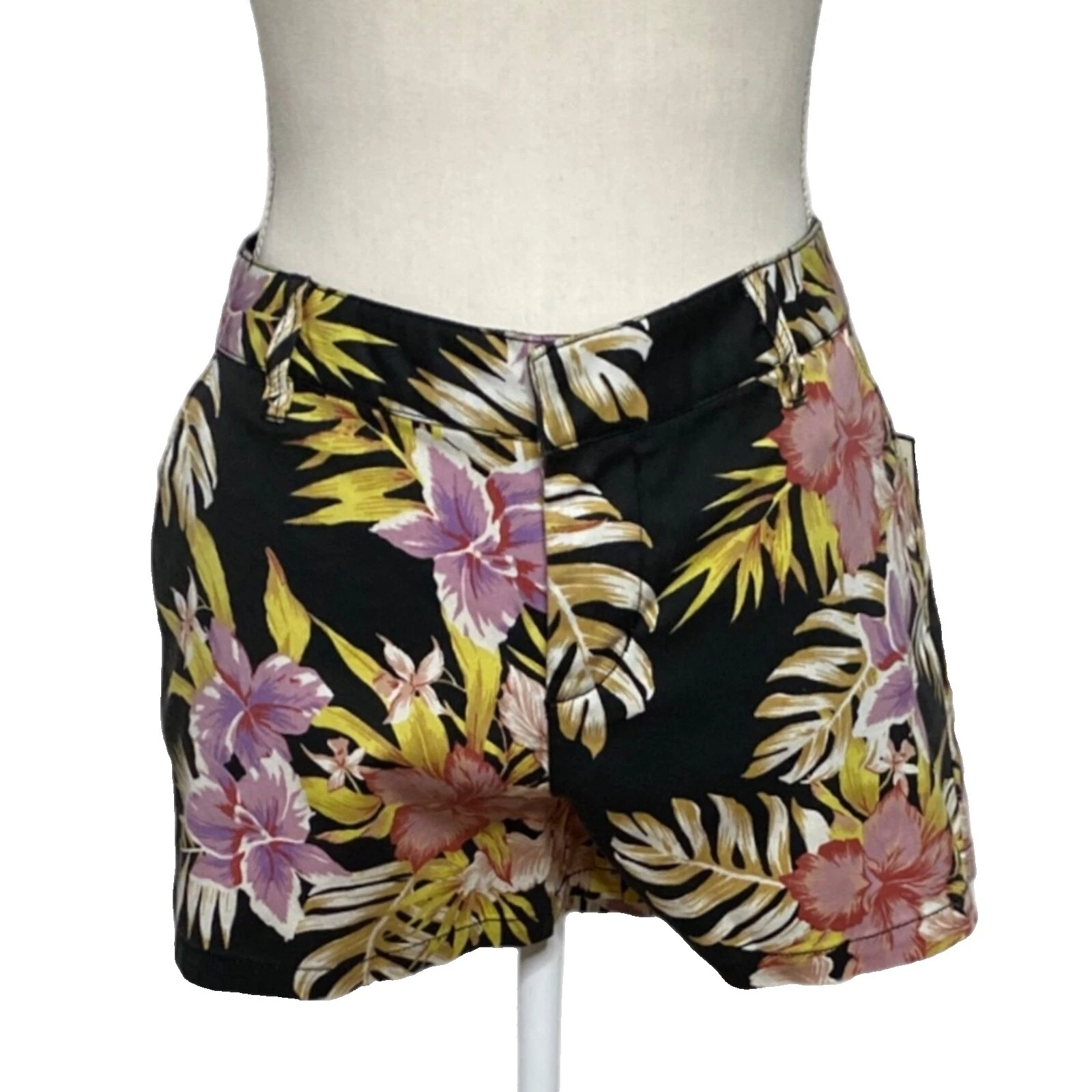 Volcom Polyester Floral Shorts for Women