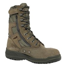 Belleville 610ZST Sage Green Steel Toe HOT WEATHER Boots 4.5 W 4 1/2 Wide ZIPPER