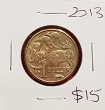 Australian 2013  1  dollar coin 