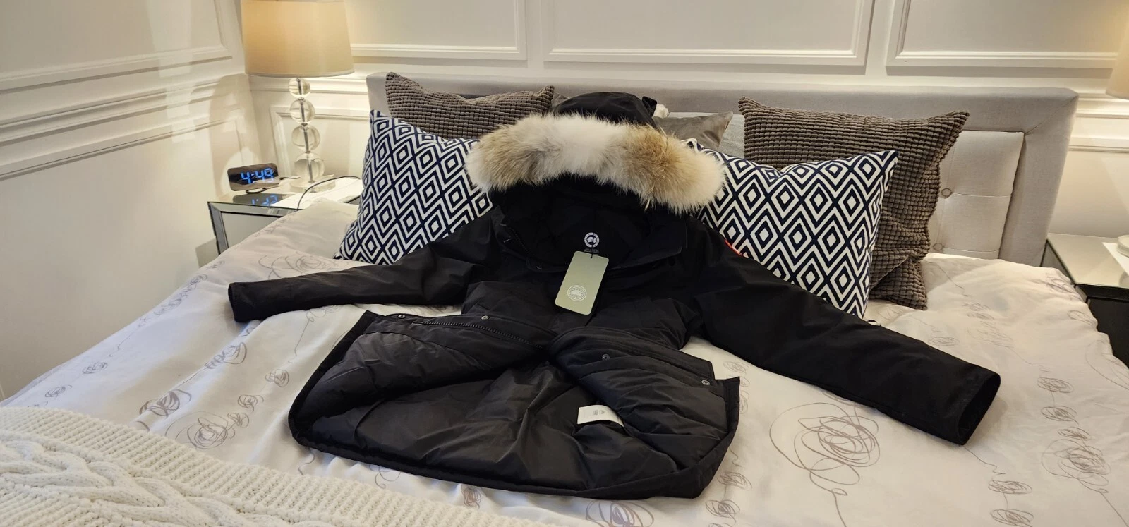 ULTIMA GIACCA PARKA ARTICO GRANDE "BLACK" "GREY LABEL" CANADA GOOSE TRILLIUM