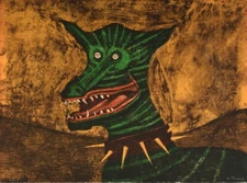 RUFINO TAMAYO Art Poster or Rolled Canvas Print "Jackal"