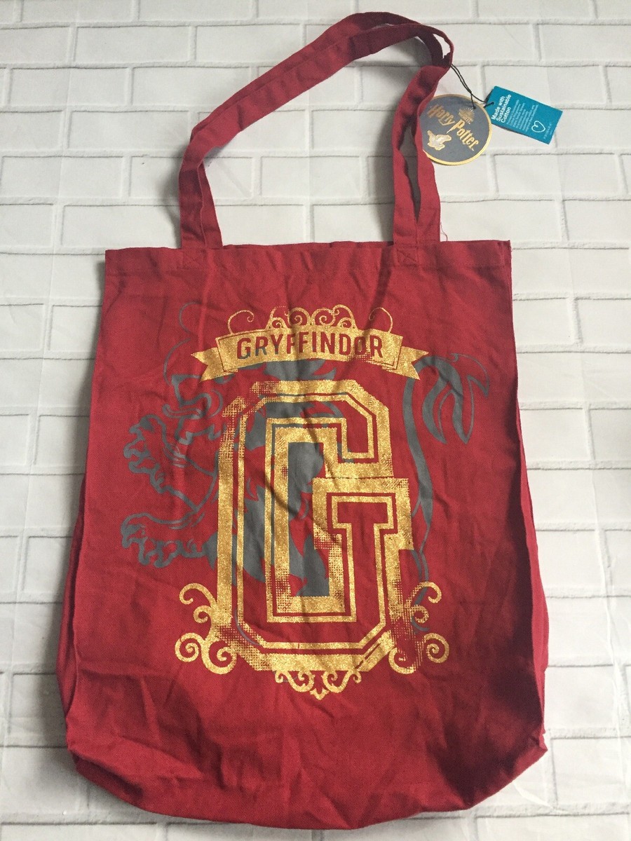 Harry Potter cotton tote bag Gryffindor Primark shopper red NEW
