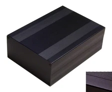 DIY Black Aluminum Project Box Case PCB/Amplifier/Electronic 203*144*68mm (B)
