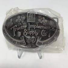 VTG 1996 Tractor Implement Supply Belt Buckle 5887 - 59 Years - NEW SEALED