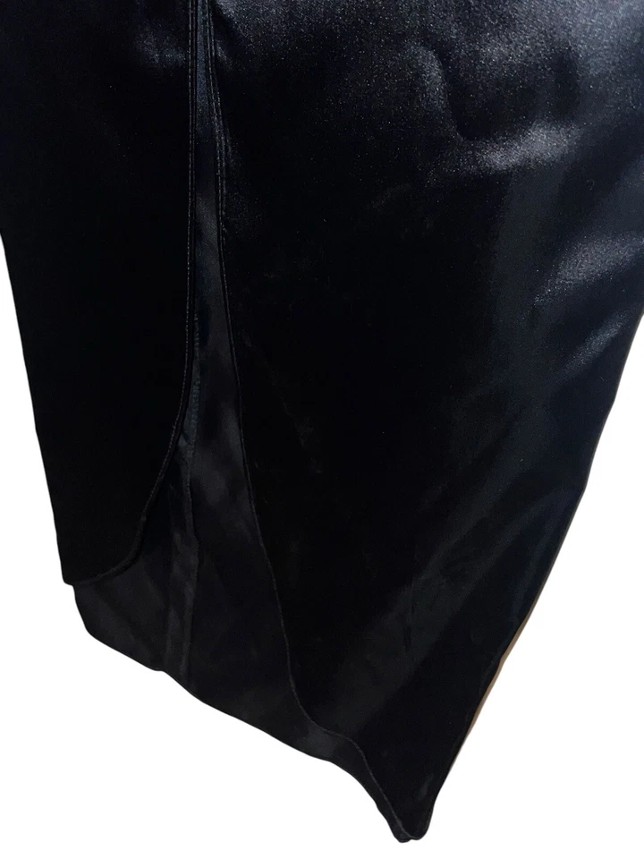 Vestido de noche vintage Roberta California años 80 graduación negro blanco talla 3/5 Foto 4 de 4